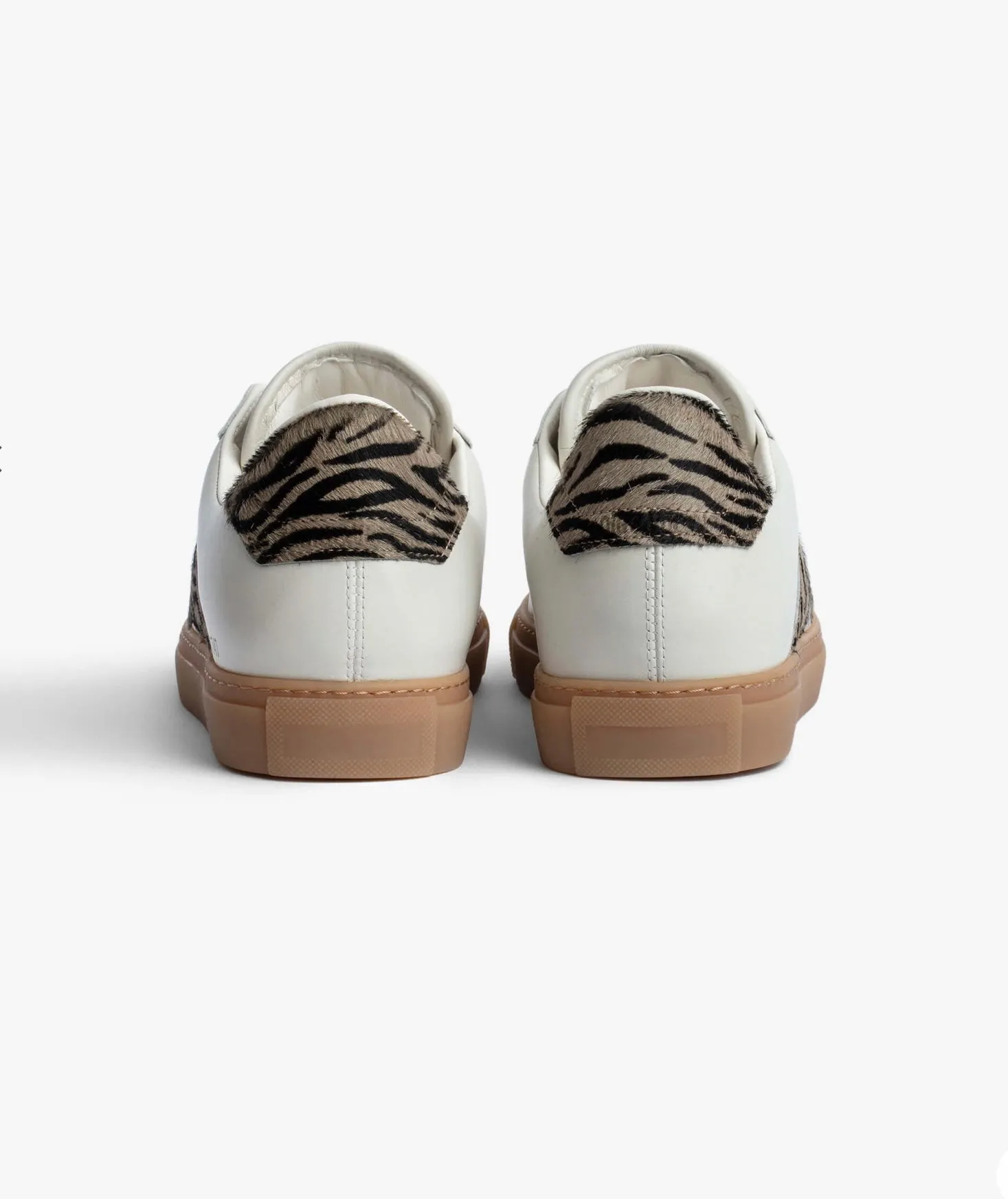 Zadig & Voltaire ZV1747 Zebra Printed Sneakers