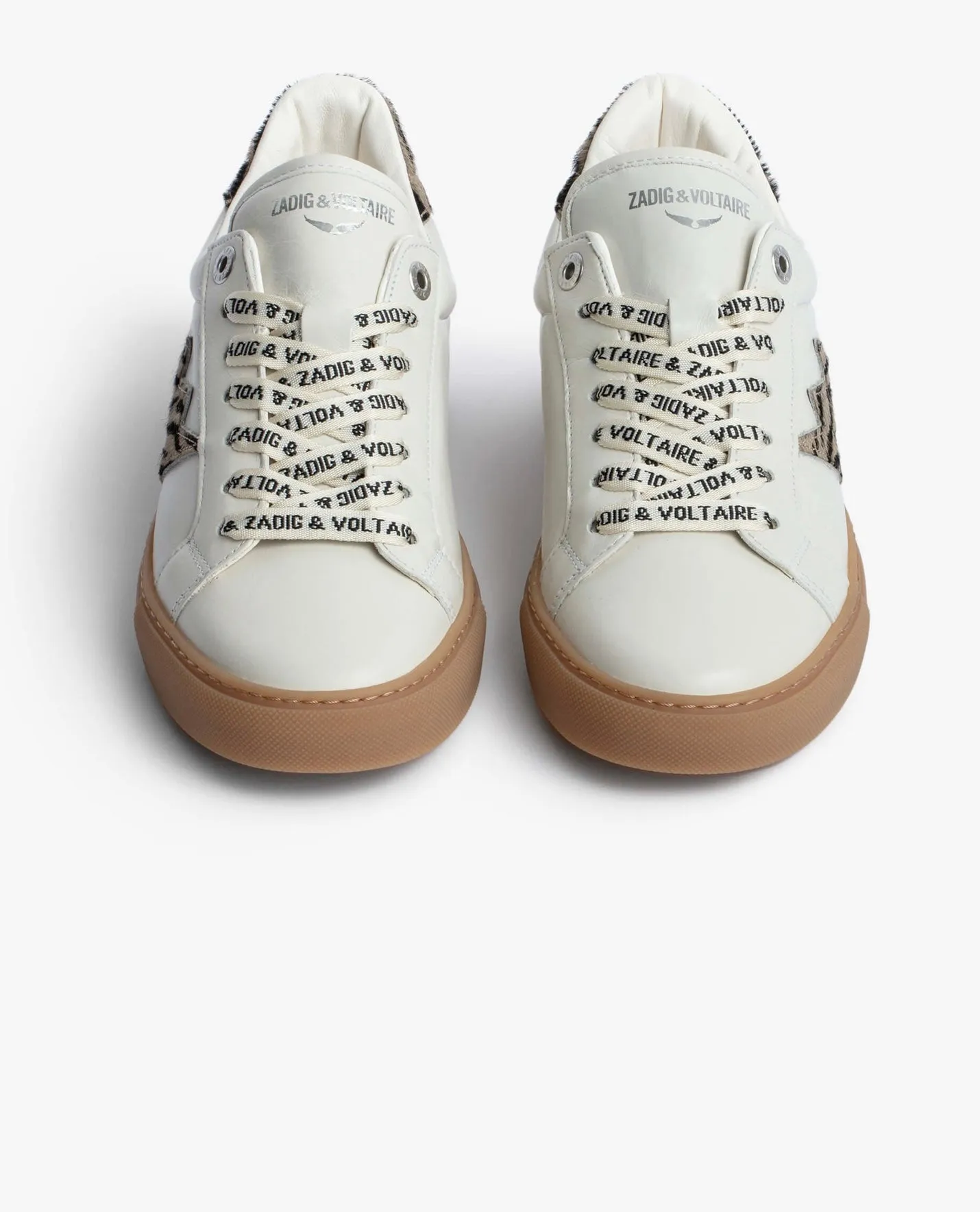 Zadig & Voltaire ZV1747 Zebra Printed Sneakers